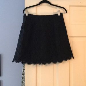 J Crew lacy short skirt